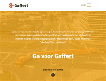 Tablet Screenshot of gaffert.nl